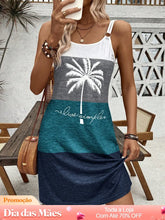 Vestido Estampado com Alças e Estilo Praia Cor 1 / P Vestido Estampado com Alças e Estilo Praia